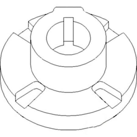 Aftermarket H85015 Auger Tailings Lower Drive Slip Clutch Hub Fits JD CTS 3300 4400 6600 + COH60-0107